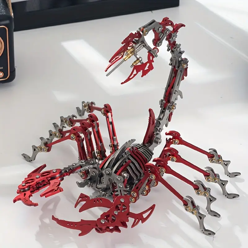 Metal scorpion DIY RED